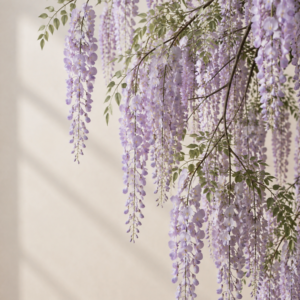 Glycine artificielle 180 cm — mauve
