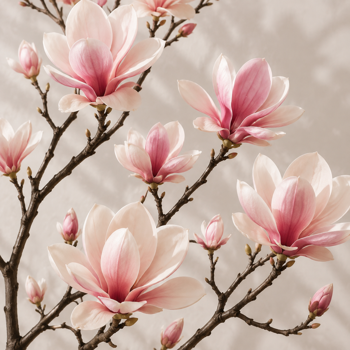 Magnolia artificiel 170 cm — rose